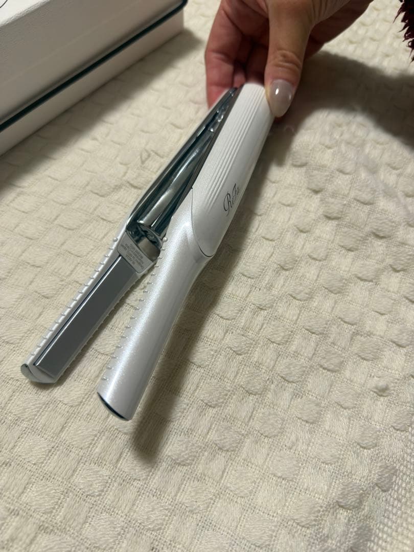 【美品】ReFa フィンガーヘアアイロン ホワイト