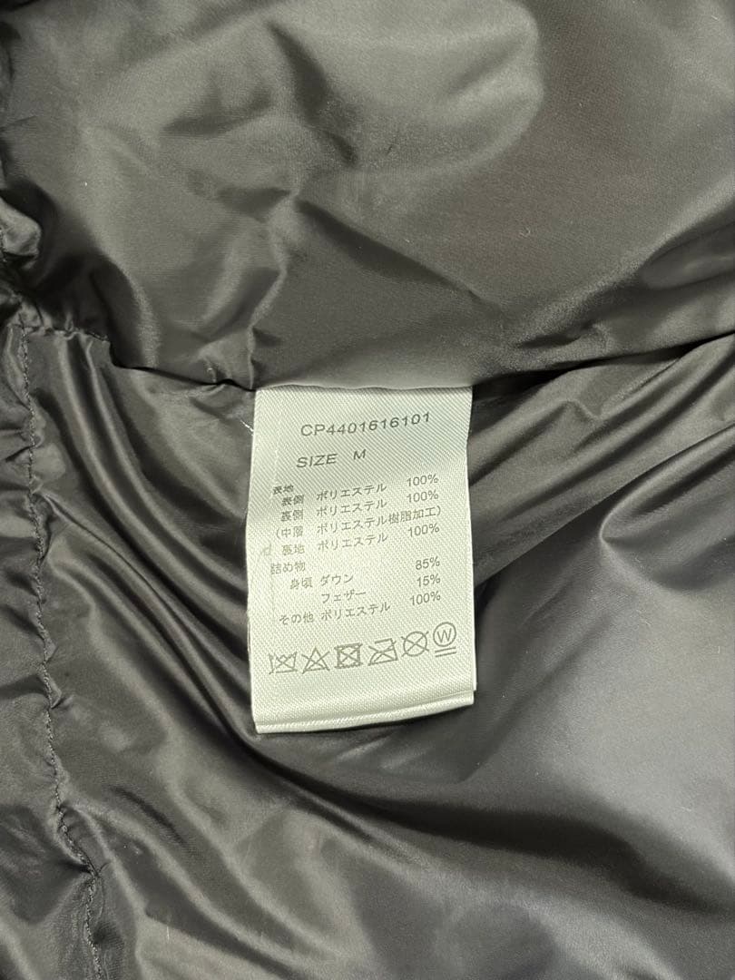 未使用級✨️Camp7 メンズ ダウンジャケット コンビダウン ブラック 黒