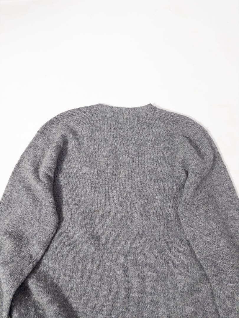 90s Polo by Ralph Lauren ウールニットセーター 灰 古着