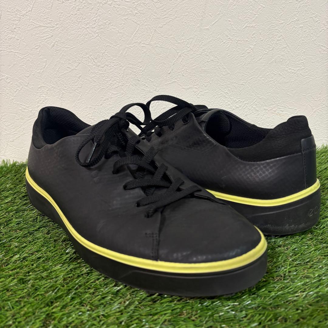 【ECCO GOLF】スパイクレスゴルフシューズ　ブラック　FLUIDFORM
