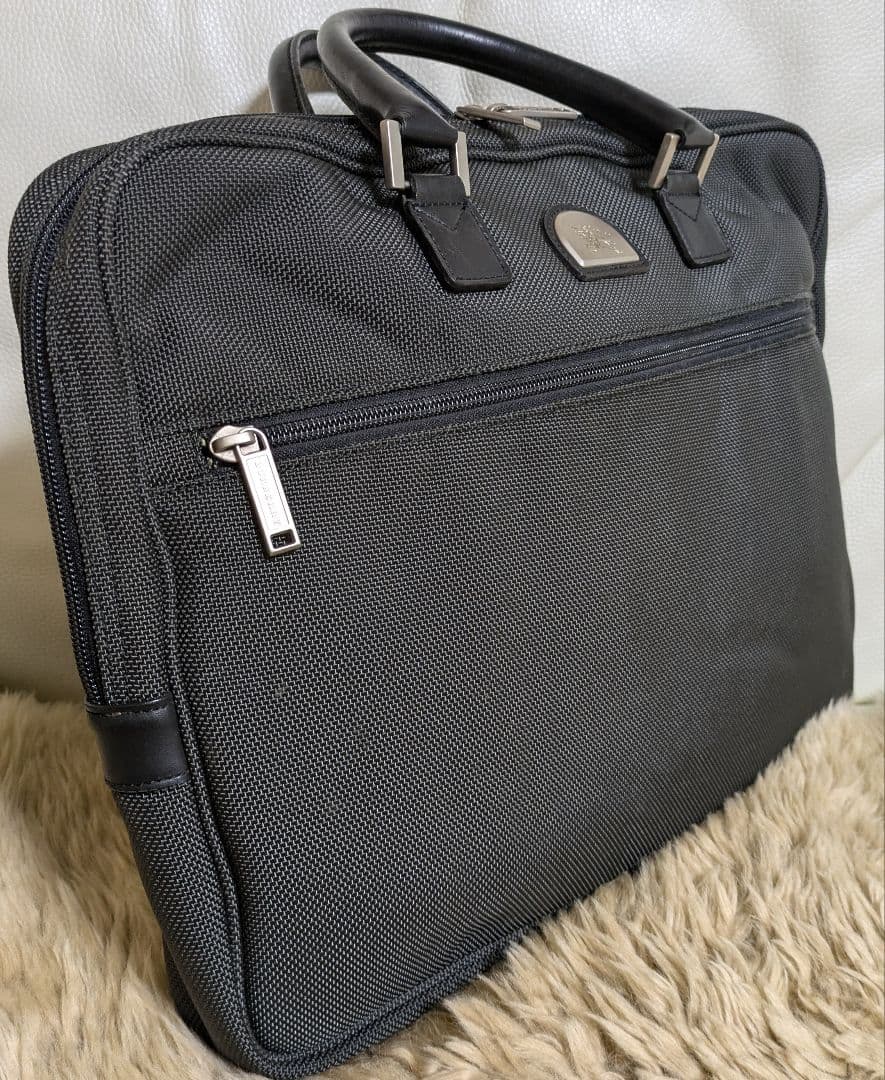 【レア】BURBERRY バーバリー ブリーフケース ダークグレー ホースロゴ