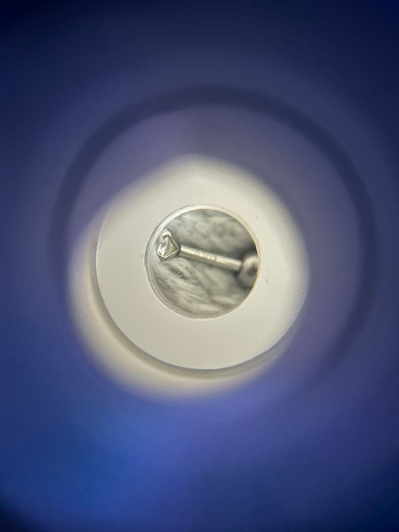 小ノ極 Sグレード ダイアモンド ピアス 16G 6mm