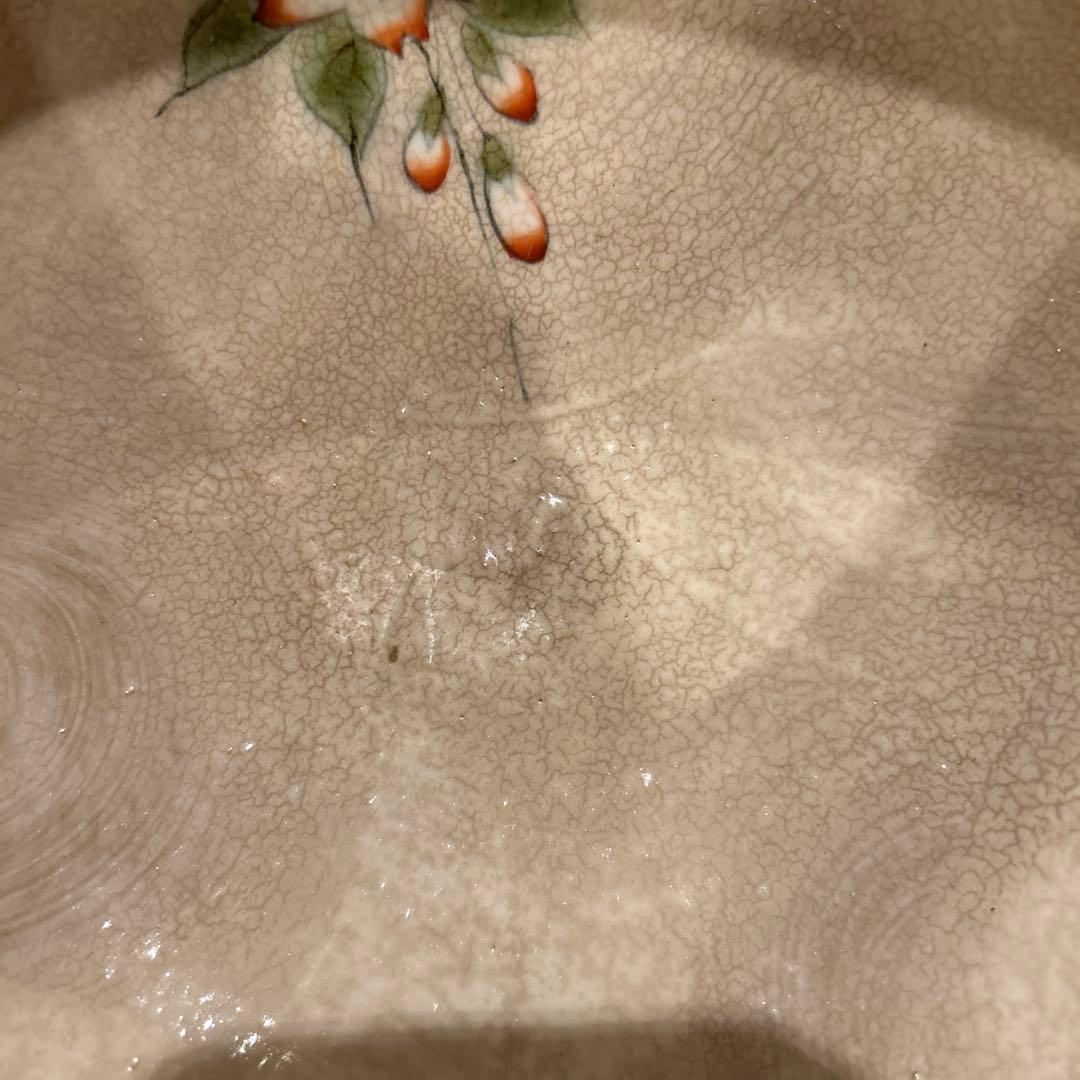 京都　京焼　清水焼　陶あん　桜絵付　深鉢　菓子鉢