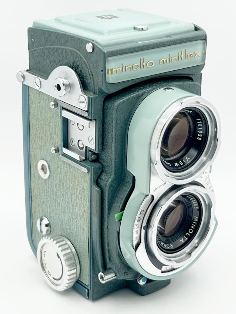 希少 ミノルタ minolta miniflex 二眼レフカメラ 純正ケース付