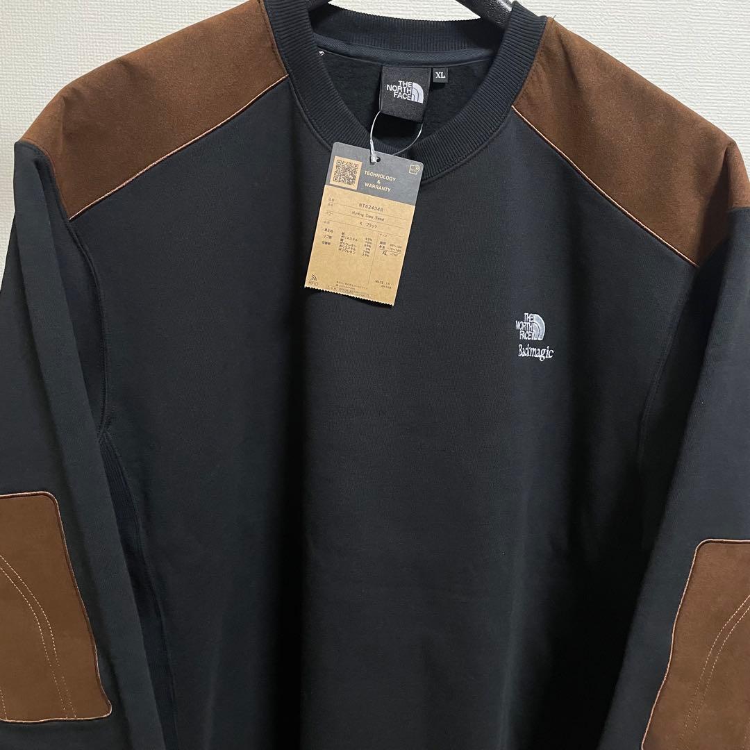 ノースフェイス Backmagic限定 Sweat Crew【XL】ブラック 黒