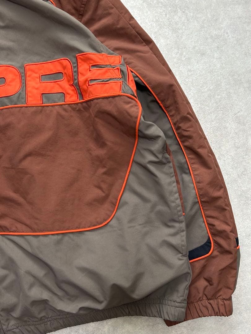 美品 SUPREME S Paneled Track Jacket L
