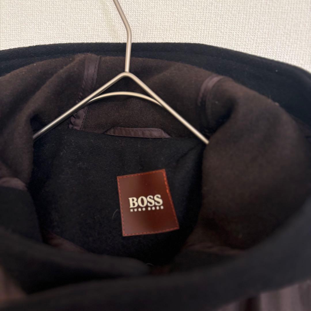 HUGO BOSS ヒューゴボス ダッフルコート 黒 アウター 4462