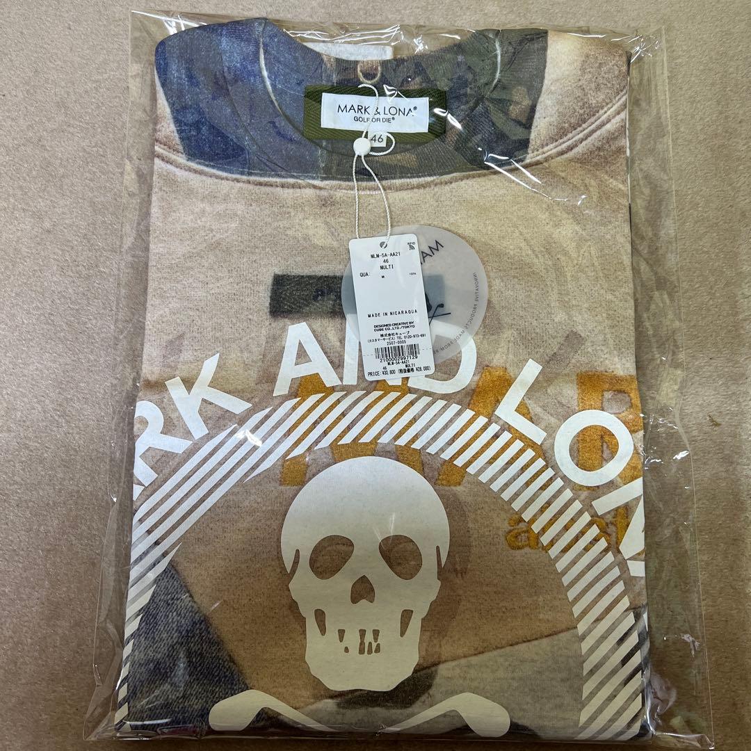 MARK & LONA スカルプリントシャツ Mサイズ