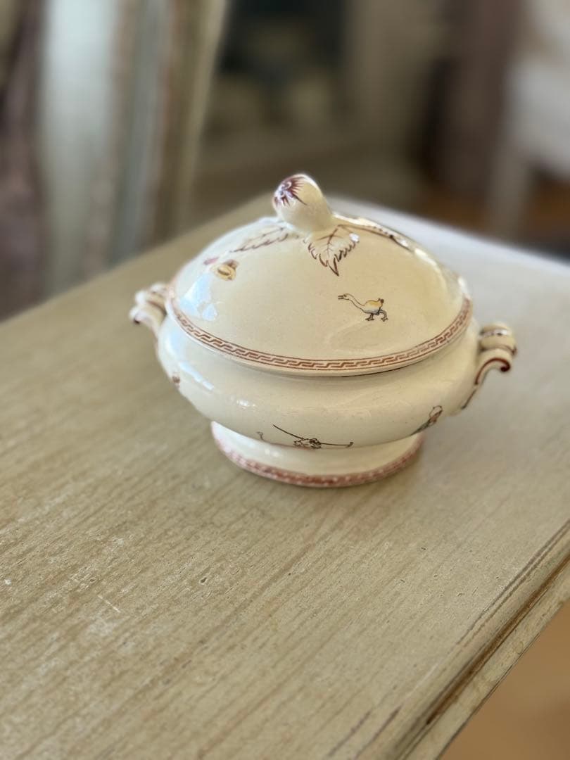 フランスアンティークサラグミンヌケイトグリーナウェイ小さなディネットスーピエール