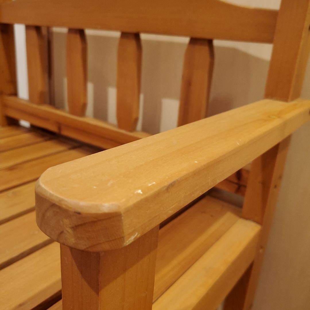 木製ベンチ　ガーデニングチェア　ガーデニングベンチ