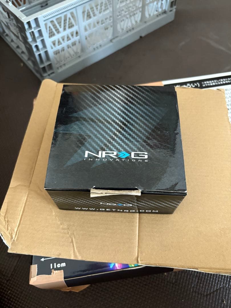 NRG ショートタイプ　クイックリリース　青 ブルー