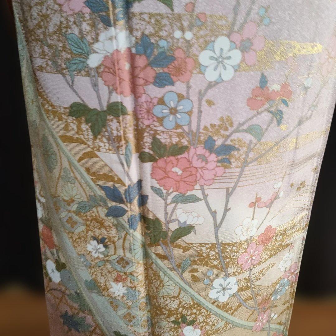 訪問着フルセット ピンク系 小柄さん