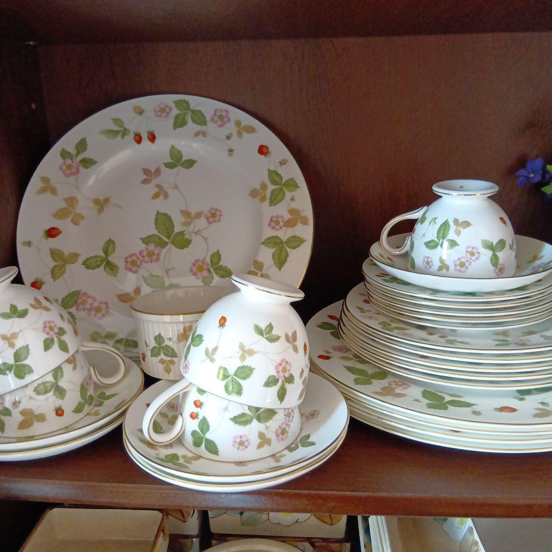 ウェッジウッド　ワイルドストロベリー　食器　５点1セット ５セット