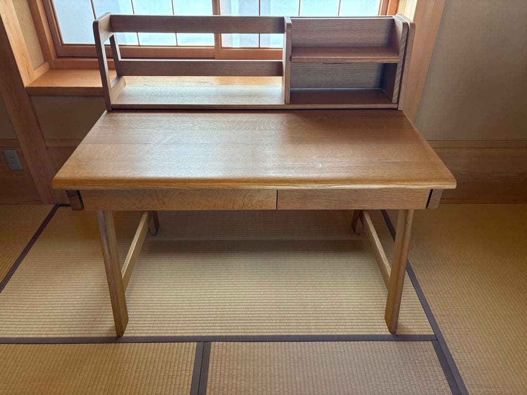 美品　飛騨産業　デスク&ブックシェルフ