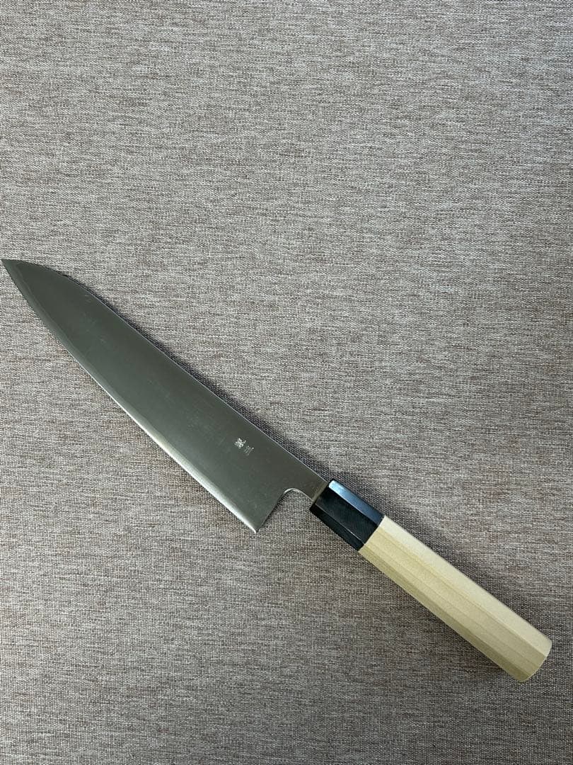 [2個セット] 左近 包丁 牛刀 銀三 210mm 水牛八角柄 ステンレス