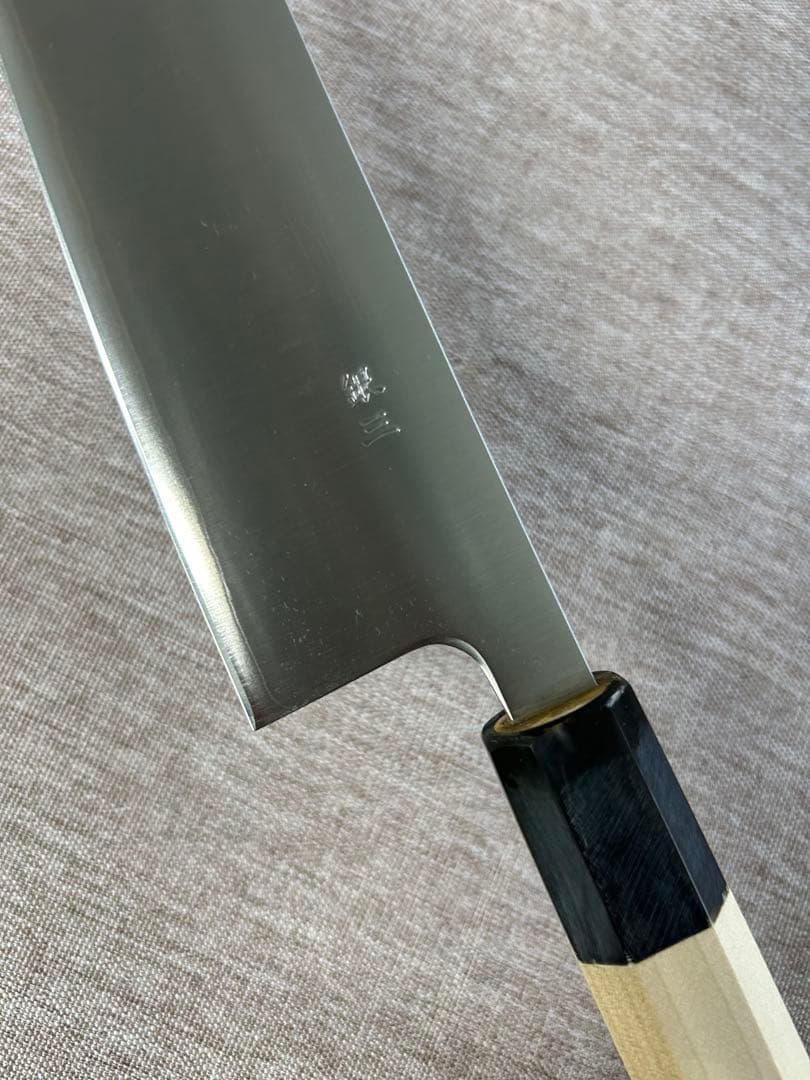 [2個セット] 左近 包丁 牛刀 銀三 210mm 水牛八角柄 ステンレス