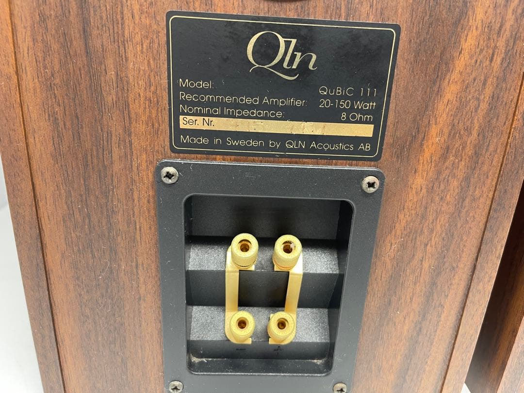 QLN Acoustic Qubic 111 スピーカー【美品・スウェーデン製】
