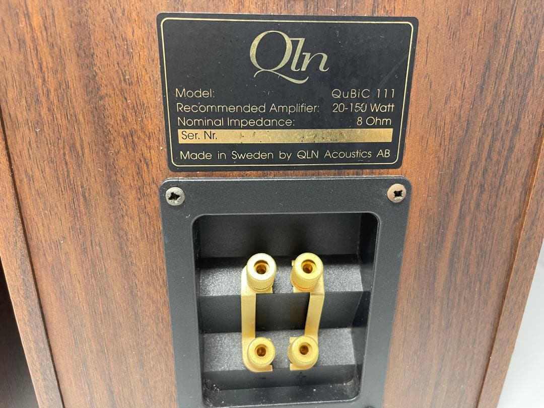 QLN Acoustic Qubic 111 スピーカー【美品・スウェーデン製】