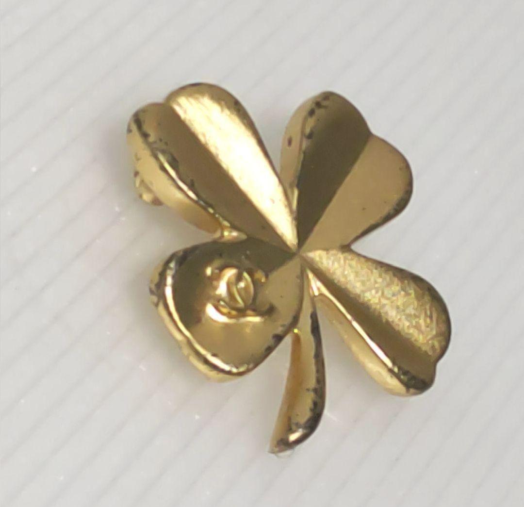 CHANEL シャネル ココマーク ブローチ クローバー 四つ葉 ブローチ GP