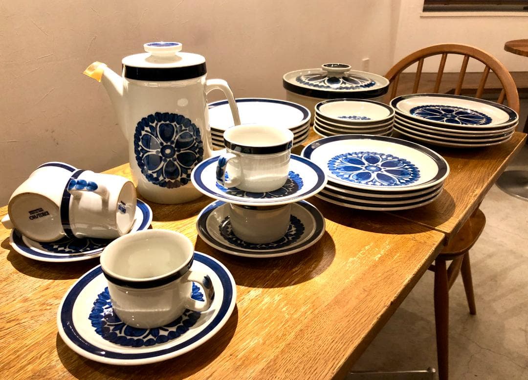 北欧風 70年代物 KAKUSHO 洋食器フルセットまとめ売り 昭和レトロ