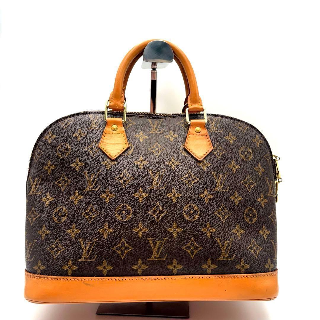 【極美品】　ルイヴィトン　アルマ　ハンドバック　モノグラム ヌメ革　2way