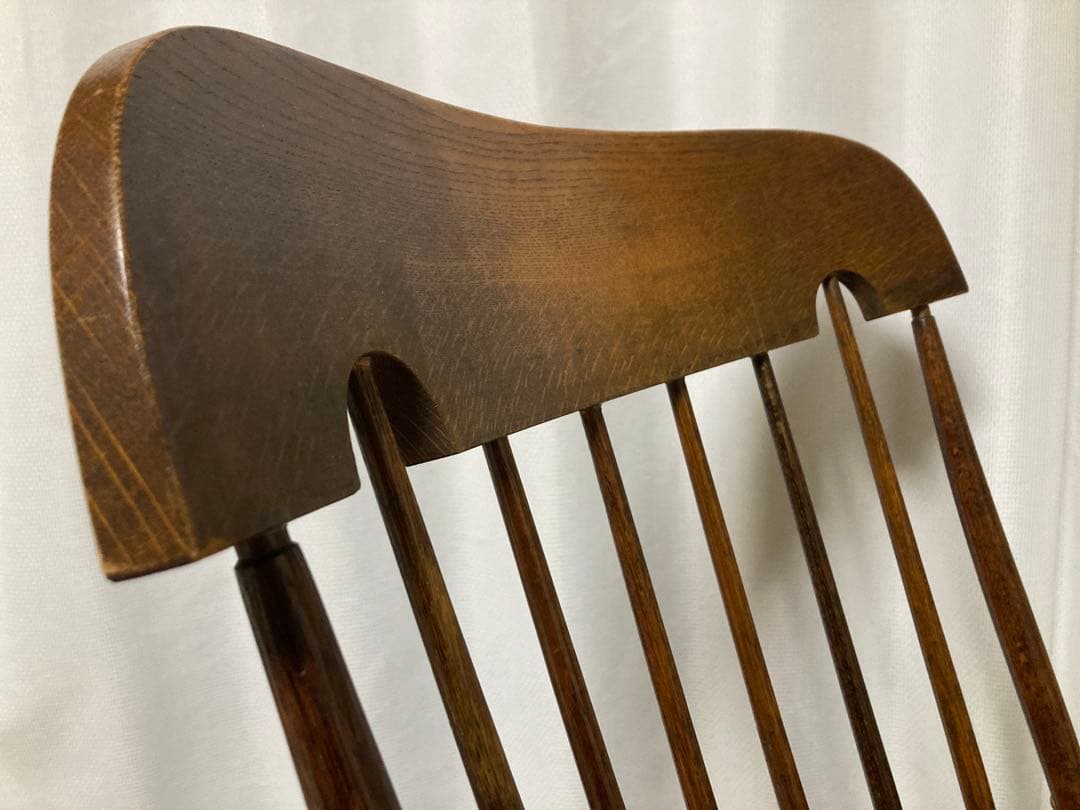 木製ロッキングチェア クラシック ブラウン