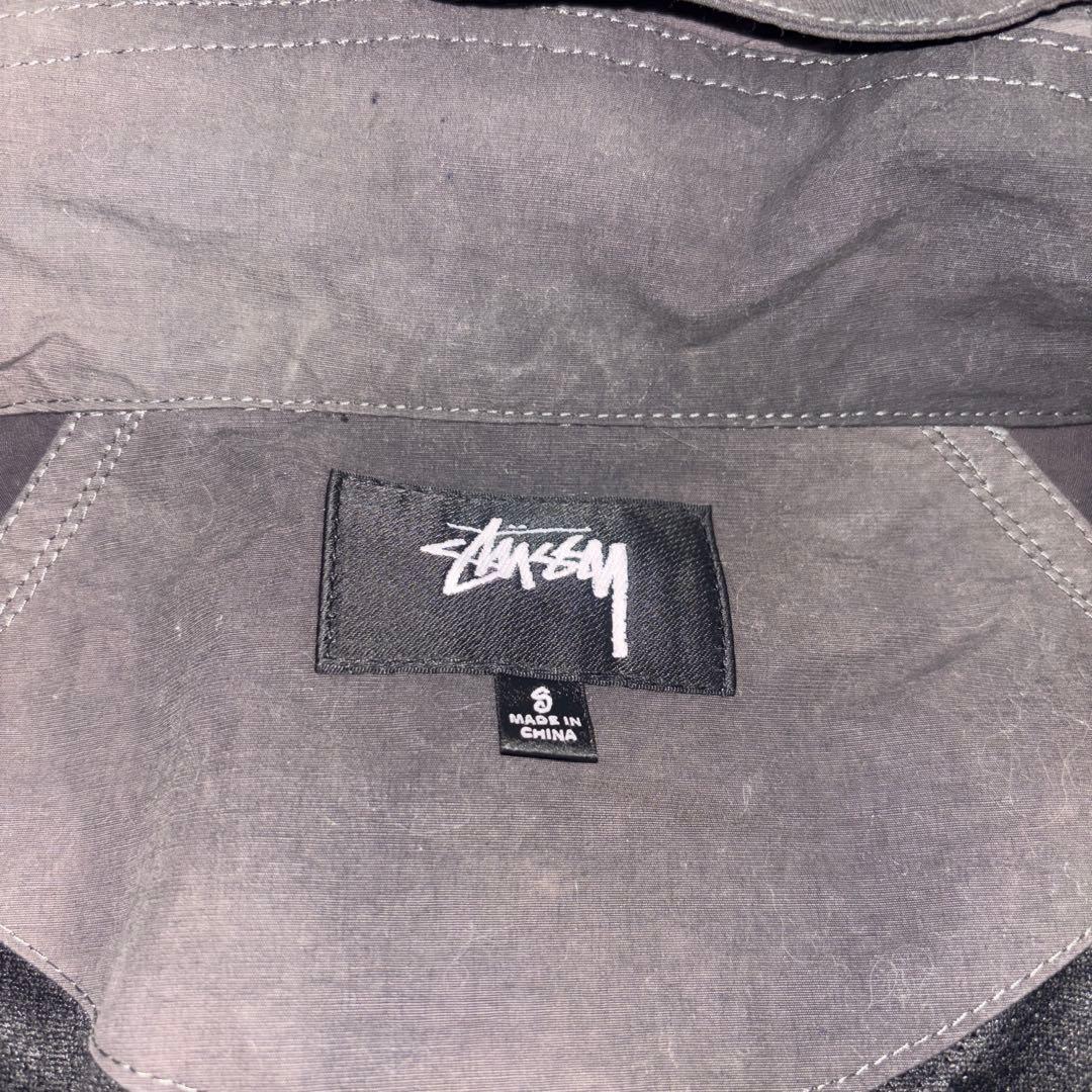 stussy シェルジャケット　グレー サイズS
