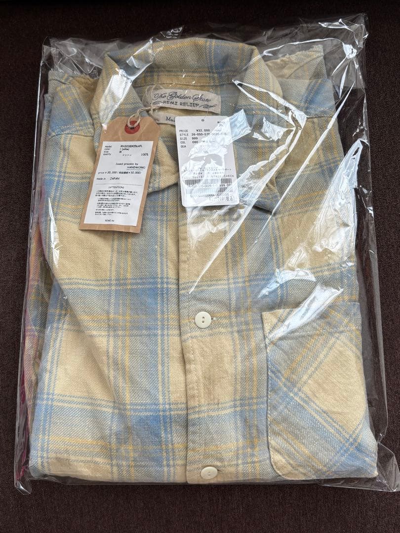 新品★【REMI RELIEF】 VINTAGE CHECK SHIRTS