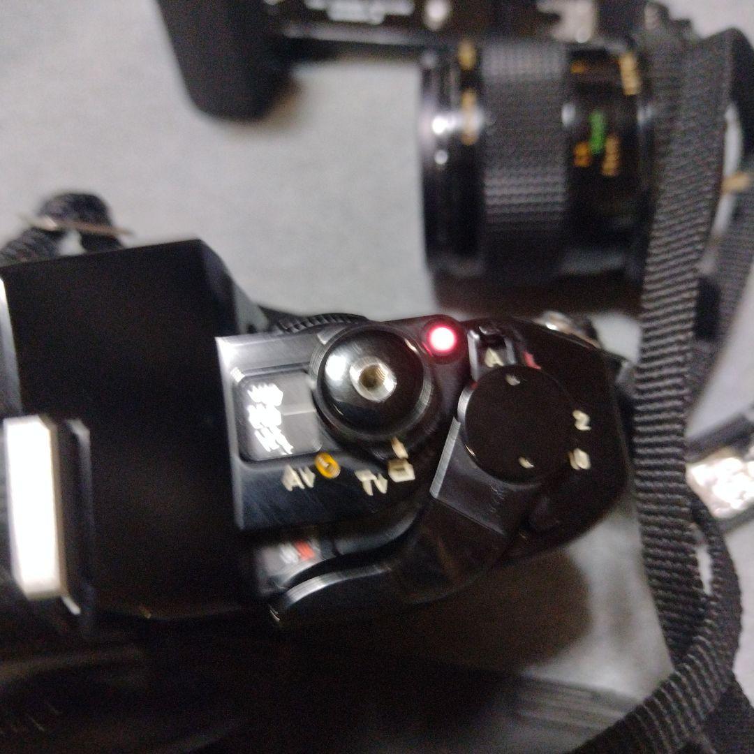 【作動品】Canon A-1 モードラ2個レンズ2個セット　キャノン　電池12本