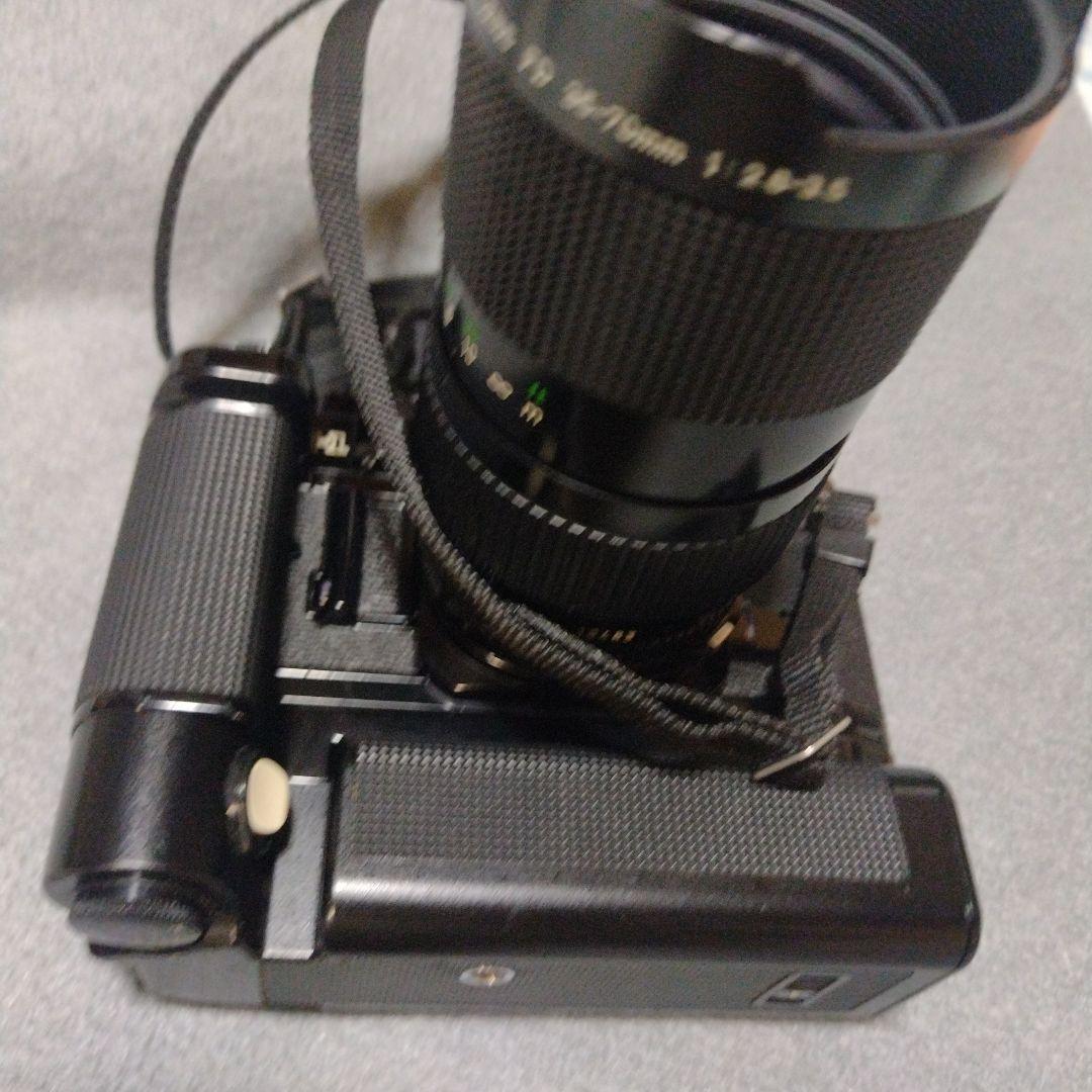 【作動品】Canon A-1 モードラ2個レンズ2個セット　キャノン　電池12本