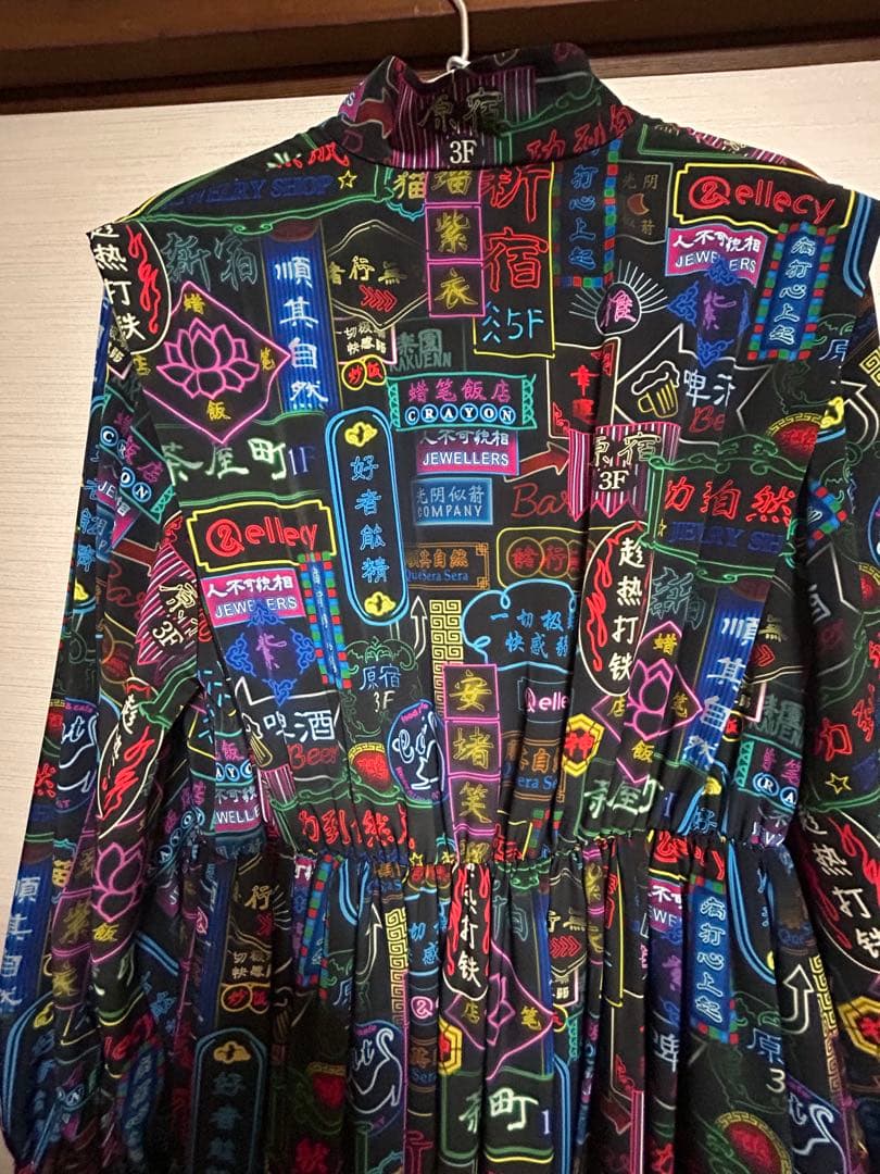 &ellecy アンドエルシー　ネオン　ワンピース　美品