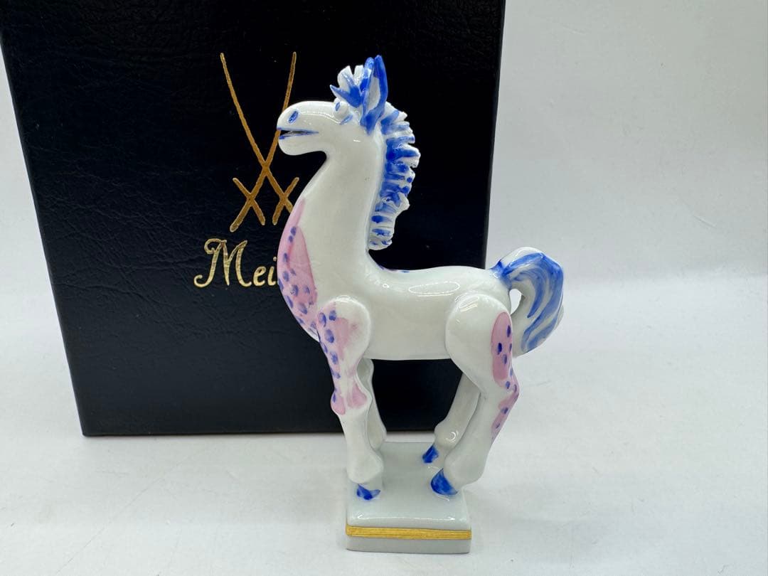 極美品 Meissen マイセン 干支シリーズ 午　うま 馬　フィギュリン