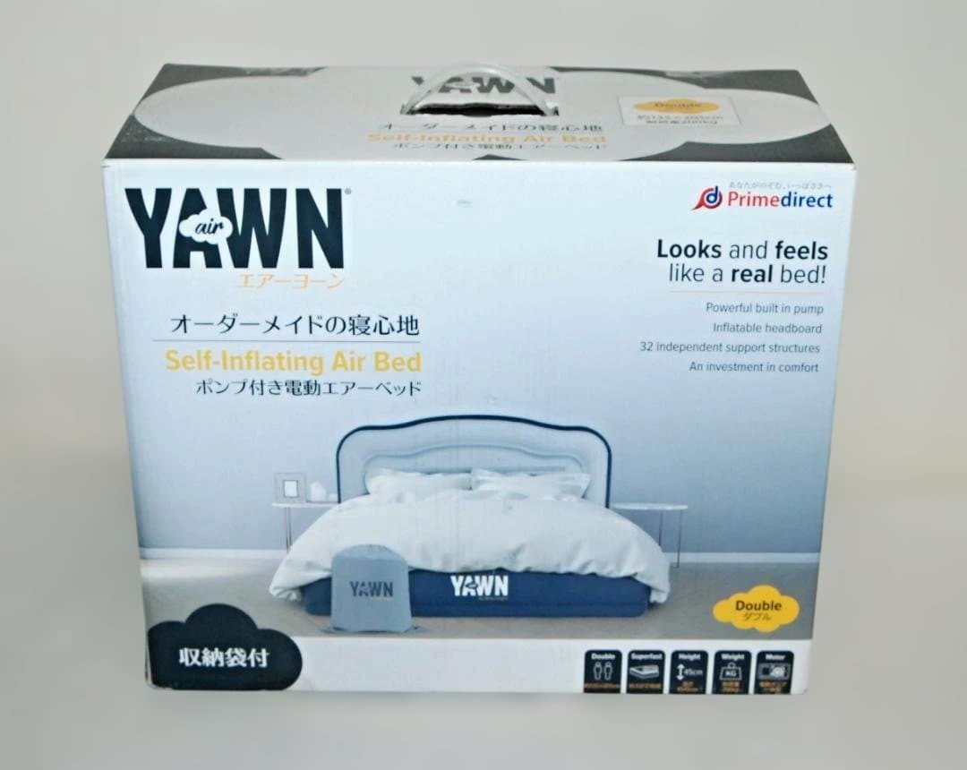 未使用品 AIR YAWN エアーヨーン 電動 自動エアーベッド ダブルサイズ