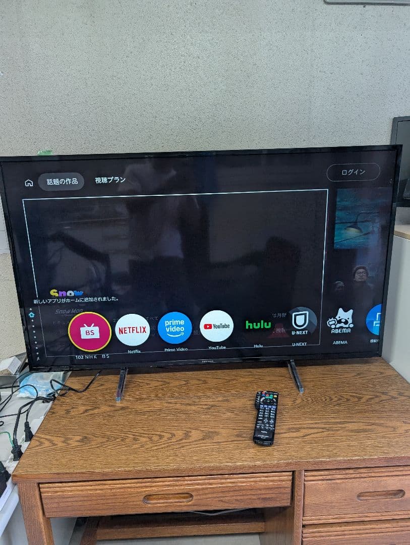 panasonic ビエラ49型 4K液晶テレビ TH-49GX755