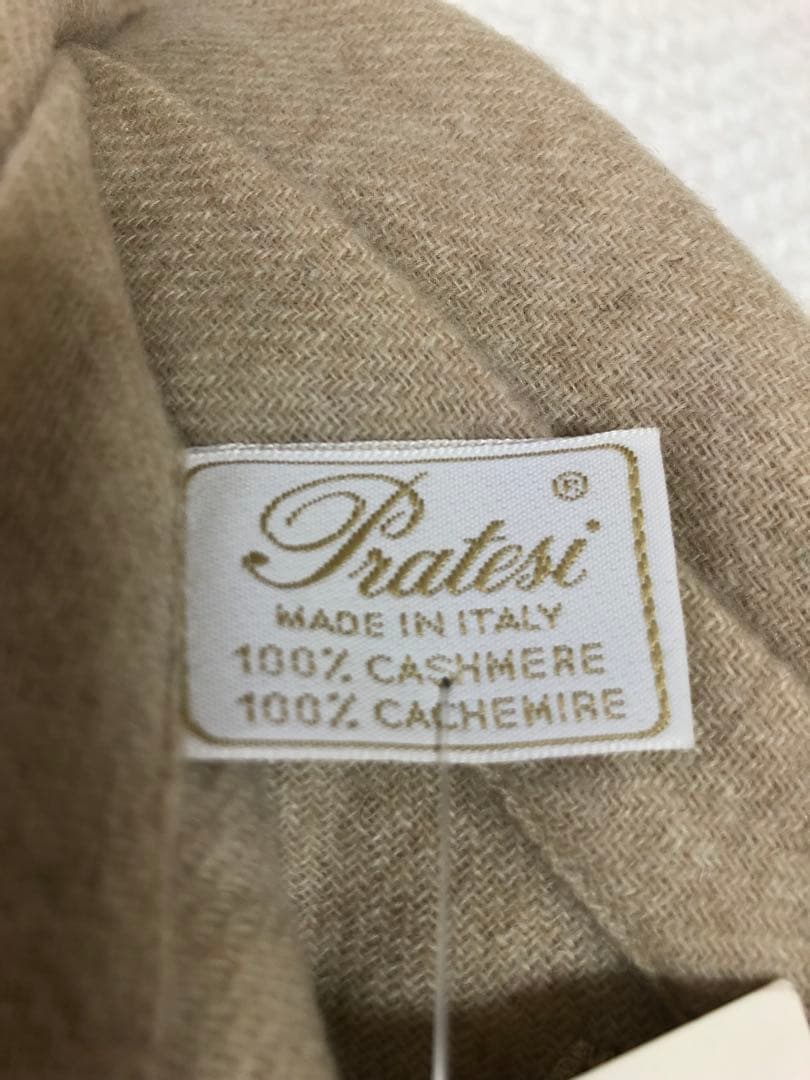 新品　イタリア製　プラテージ　カシミヤブランケット　Kサイズ