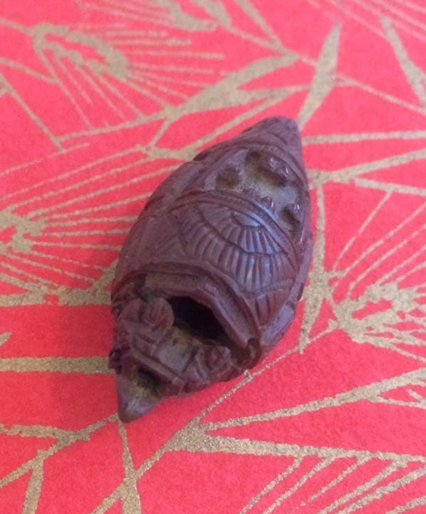 核彫刻　赤壁の賦　中国美術　 核彫刻   赤壁賦    珍品