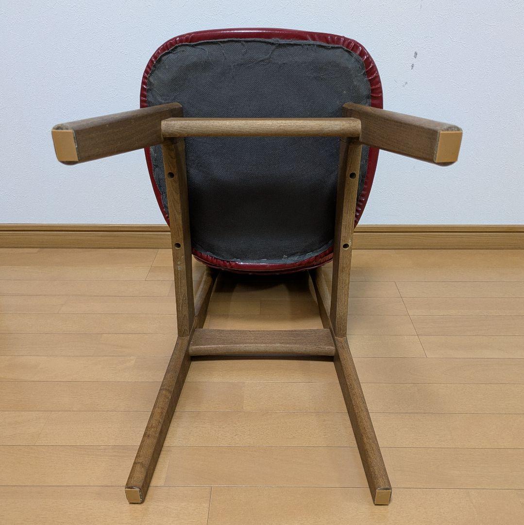 ダイニングチェア Pin Chair 鋲打ちレッドPin-RDレトロ北欧