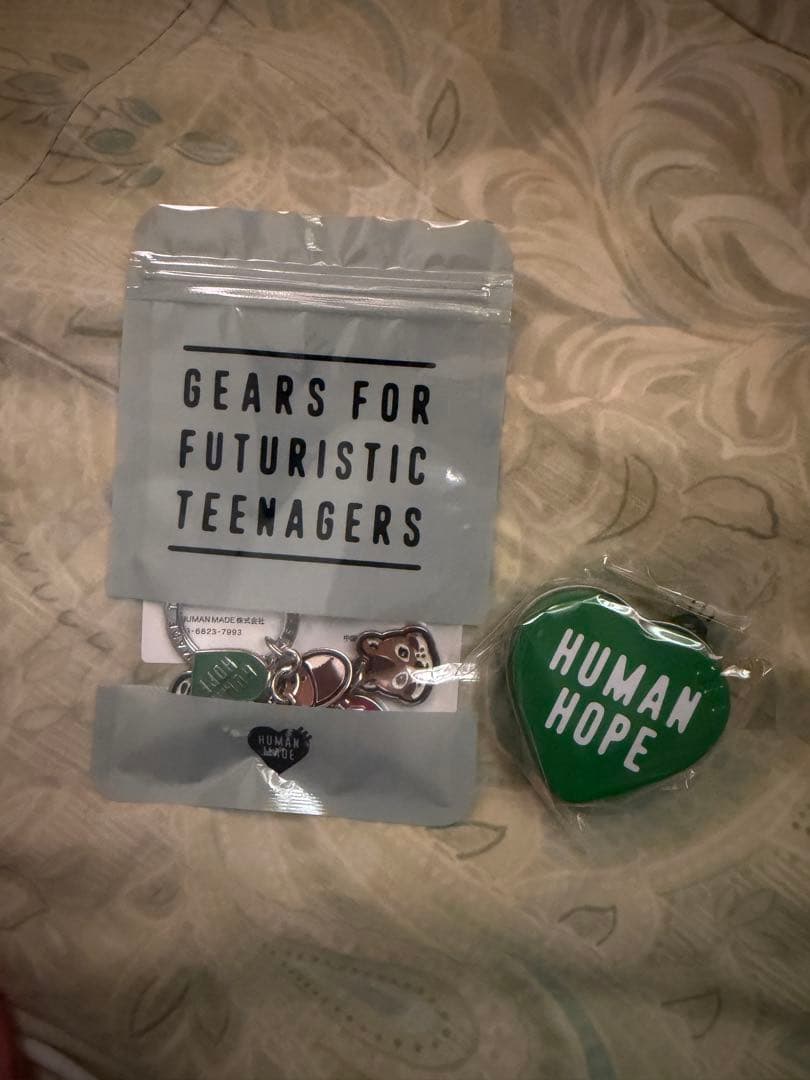 HUMAN HOPE KEY CHARM HUMAN HOPE RING 3点