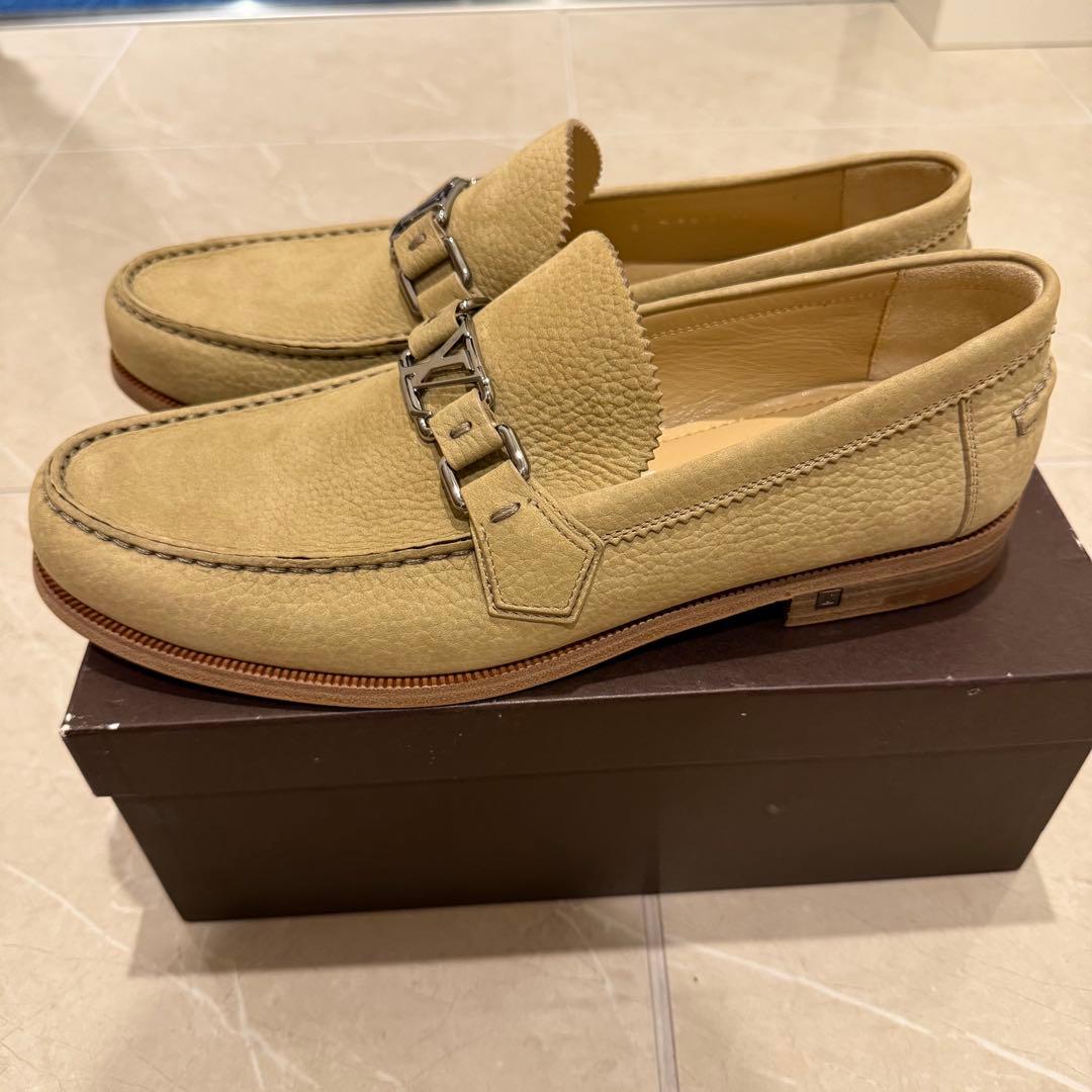 Louis Vuitton ベージュ モカシン size8