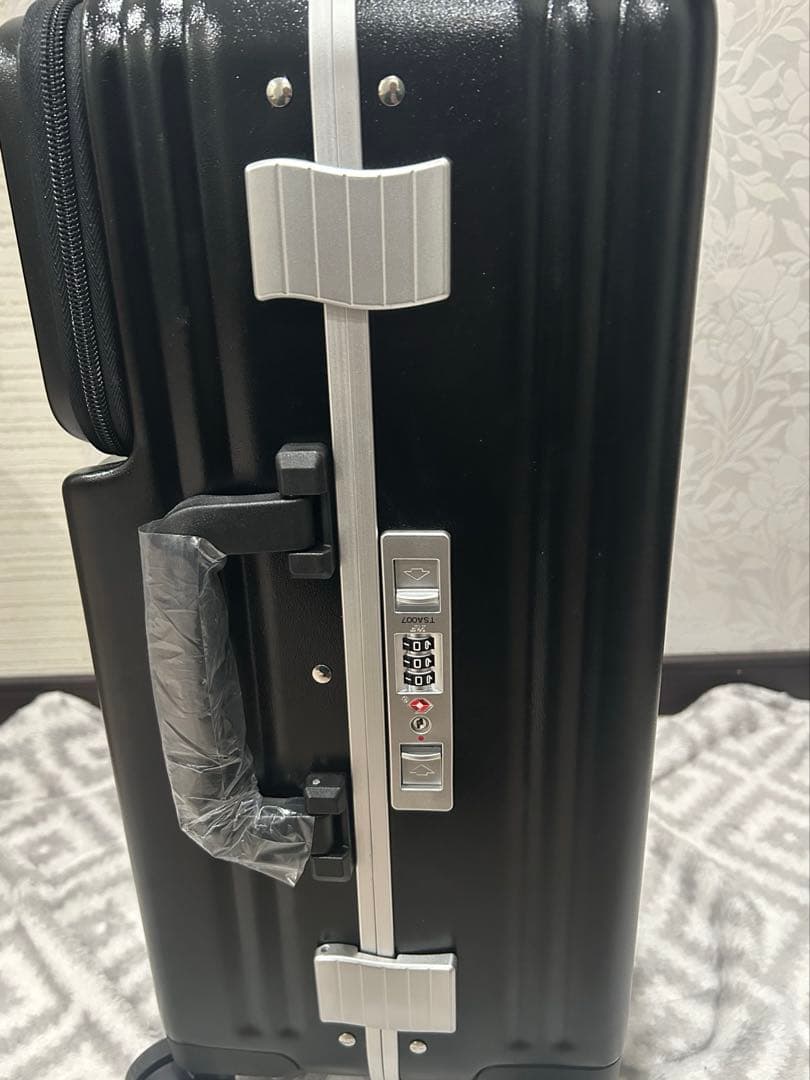 Ashard スーツケース アルミフレーム Sサイズ 42L ブラック 超軽量