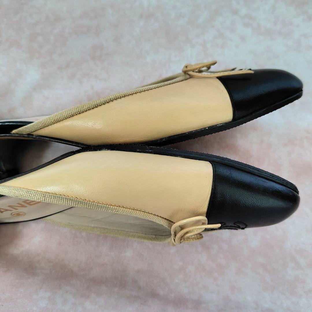 ✨️腕利き職人のリペア済✨️良品【シャネル】ココマーク♡バレリーナ ミュール