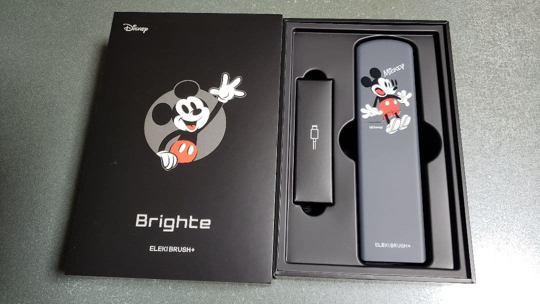 Brighte ELX1 BRUSH+ミッキーバージョン　 コーム　ミラー付き