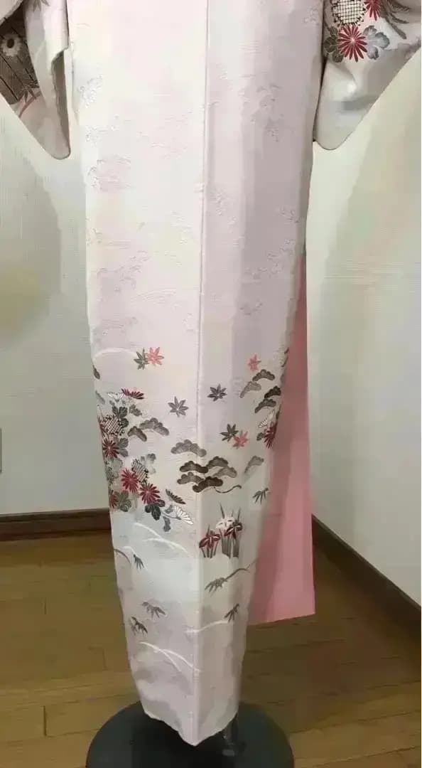 厳選落款有 着物訪問着 格調高く御所解文様 秀逸地紋は波間波頭 ご入学 ご卒業式