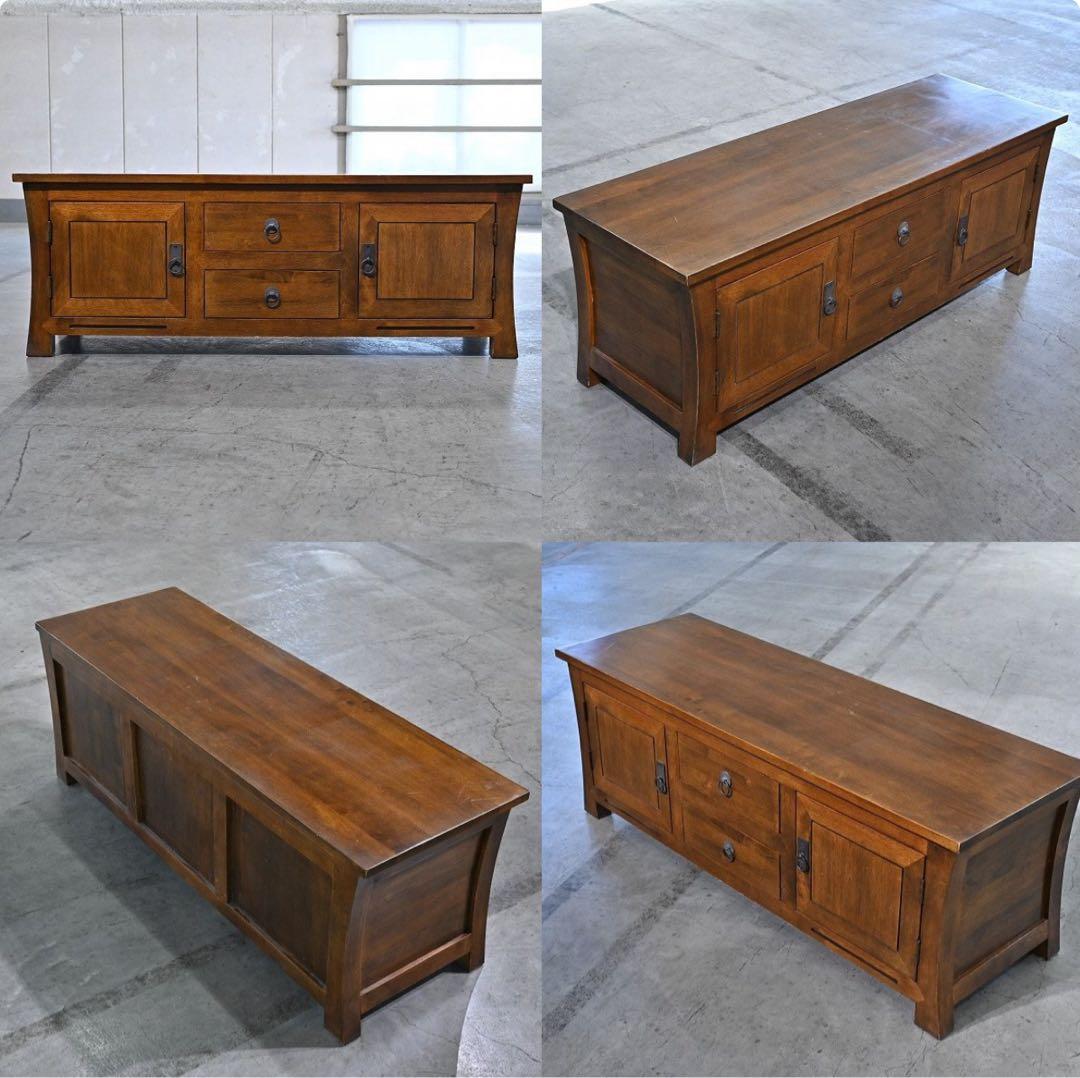 オリエンタルスタイル 10万 ローボード チェストサイド カントリー テレビ台