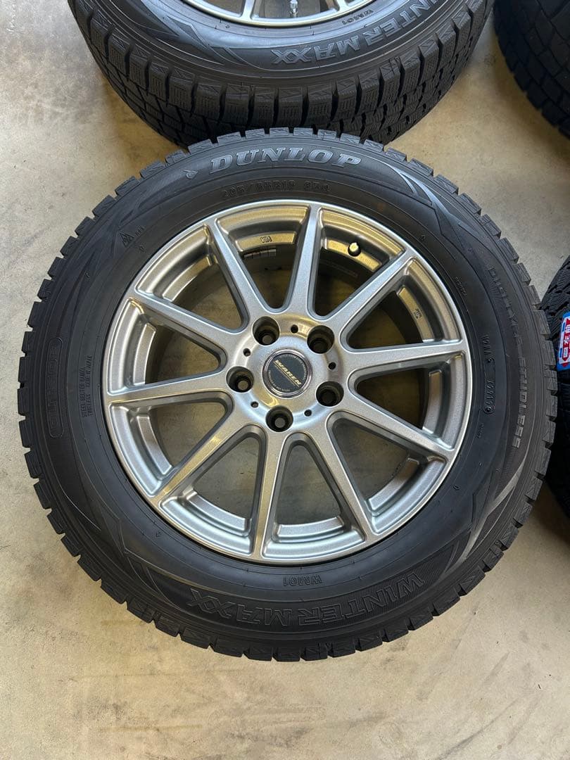 16インチ スタッドレス ダンロップ ウインターマックス 205/65 バリ山