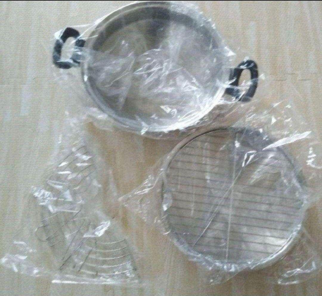 専用ほとんど未使用 美品 アムウェイ 網付き 2024年製　ウォック 鍋 @