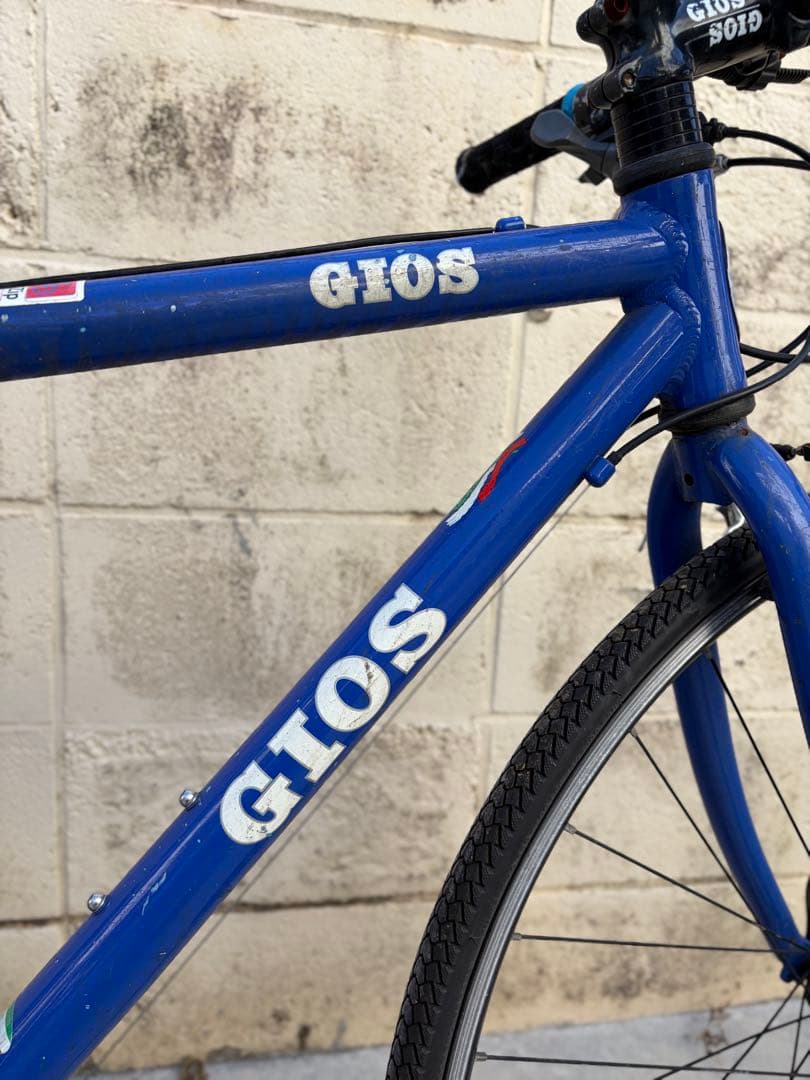 GIOS PURE FLAT ジオスブルー／フレーム490／要メンテ・現状渡し