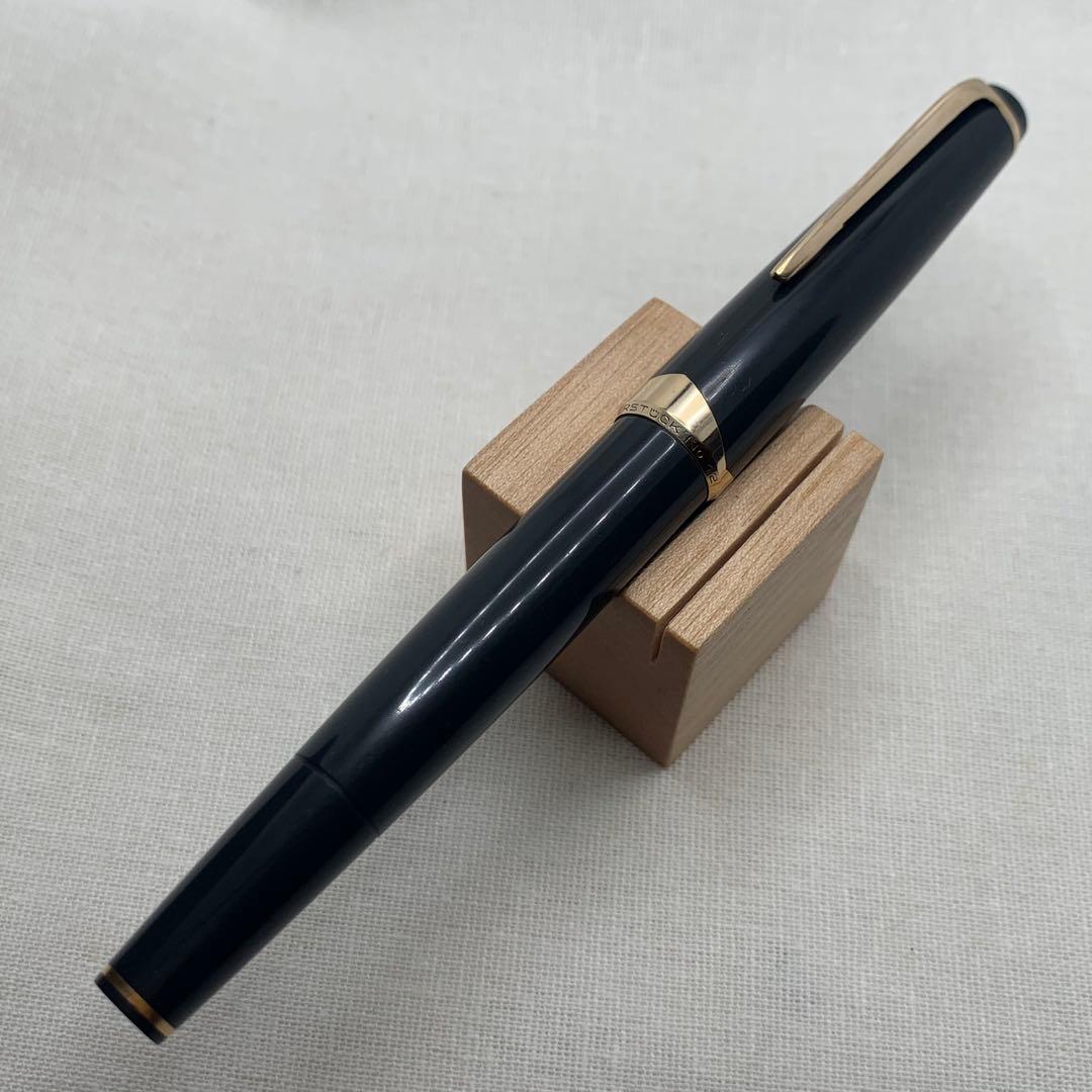 【希少良品】モンブラン no.12 グレー軸　18C EF 万年筆