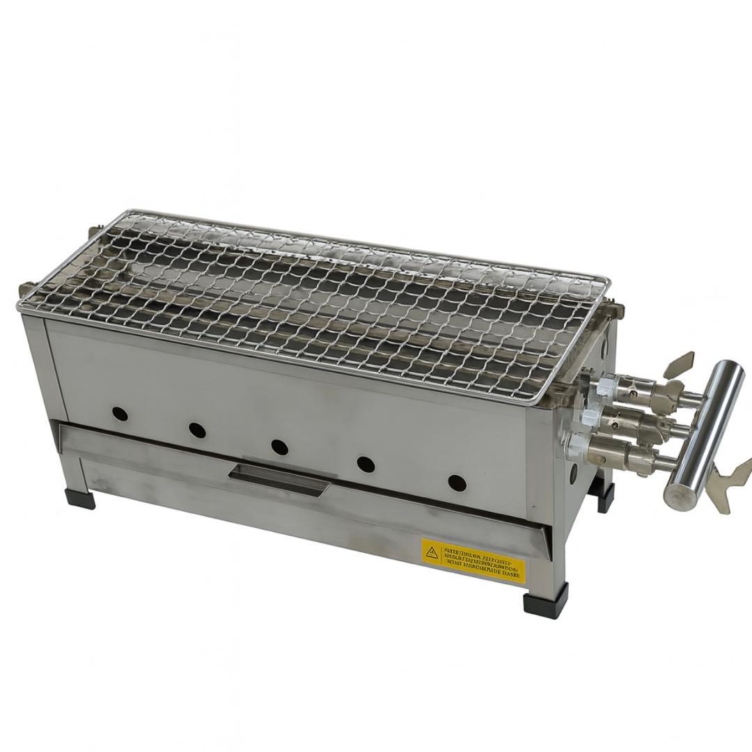 ★新品未使用★ プロパンガス用 業務用焼き鳥器 焼鳥器 焼き鳥焼き機　尺5