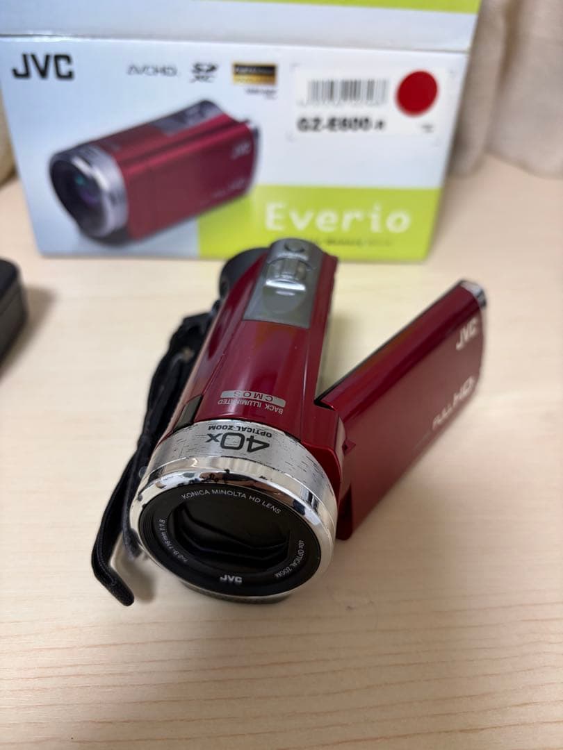 動作確認済み　JVC Everio GZ-E600 ビデオカメラ